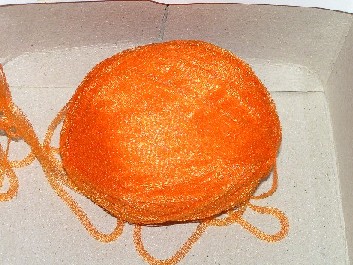 oranges Bändchengarn 