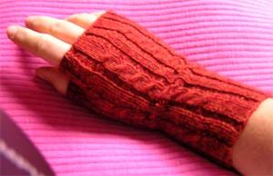 fingerlose Handschuhe